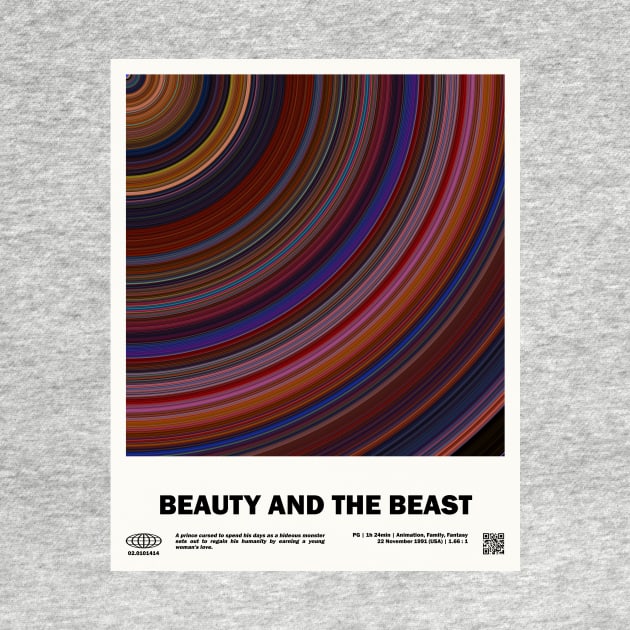 minimal_Beauty and the Beast Movie by silver-light